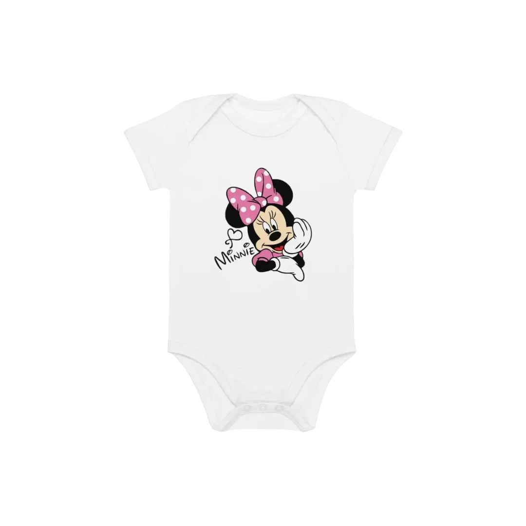 Baby-Body mit Minnie Maus – Nachhaltig & Bequem 🌿✨