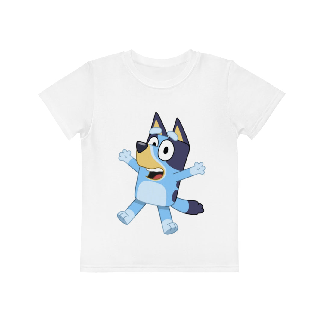 Bluey T-Shirt mit Rundhalsausschnitt – Spaß & Komfort für kleine Fans