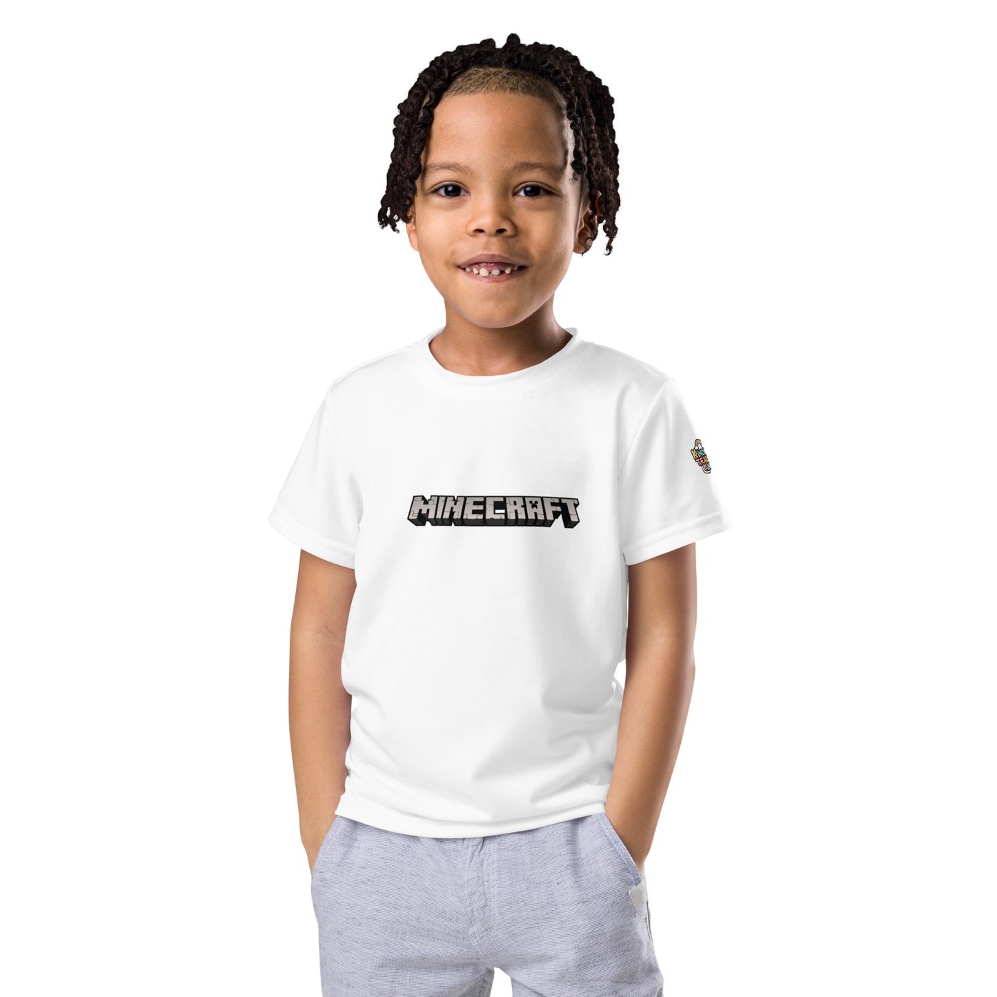 Minecraft Jungen T-Shirt – Das perfekte Shirt für kleine Bau-Meister!🚀🎮