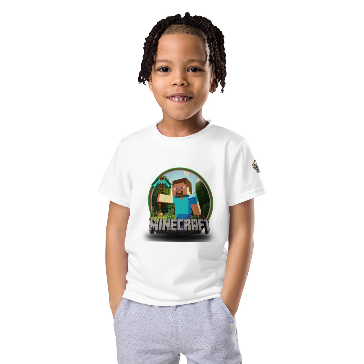 Minecraft Jungen T-Shirt – Für kleine Abenteurer der Pixelwelt!⛏🎮