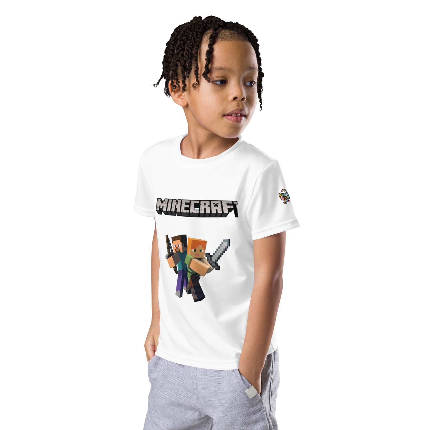 Minecraft Jungen T-Shirt – Perfekt für kleine Baumeister!🎮