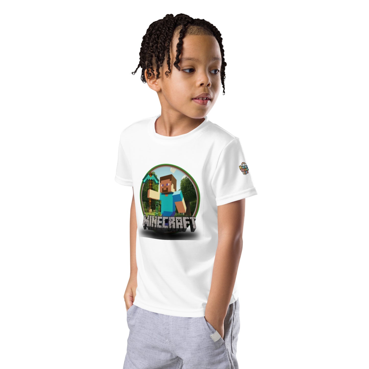 Minecraft Jungen T-Shirt – Für kleine Abenteurer der Pixelwelt!⛏🎮