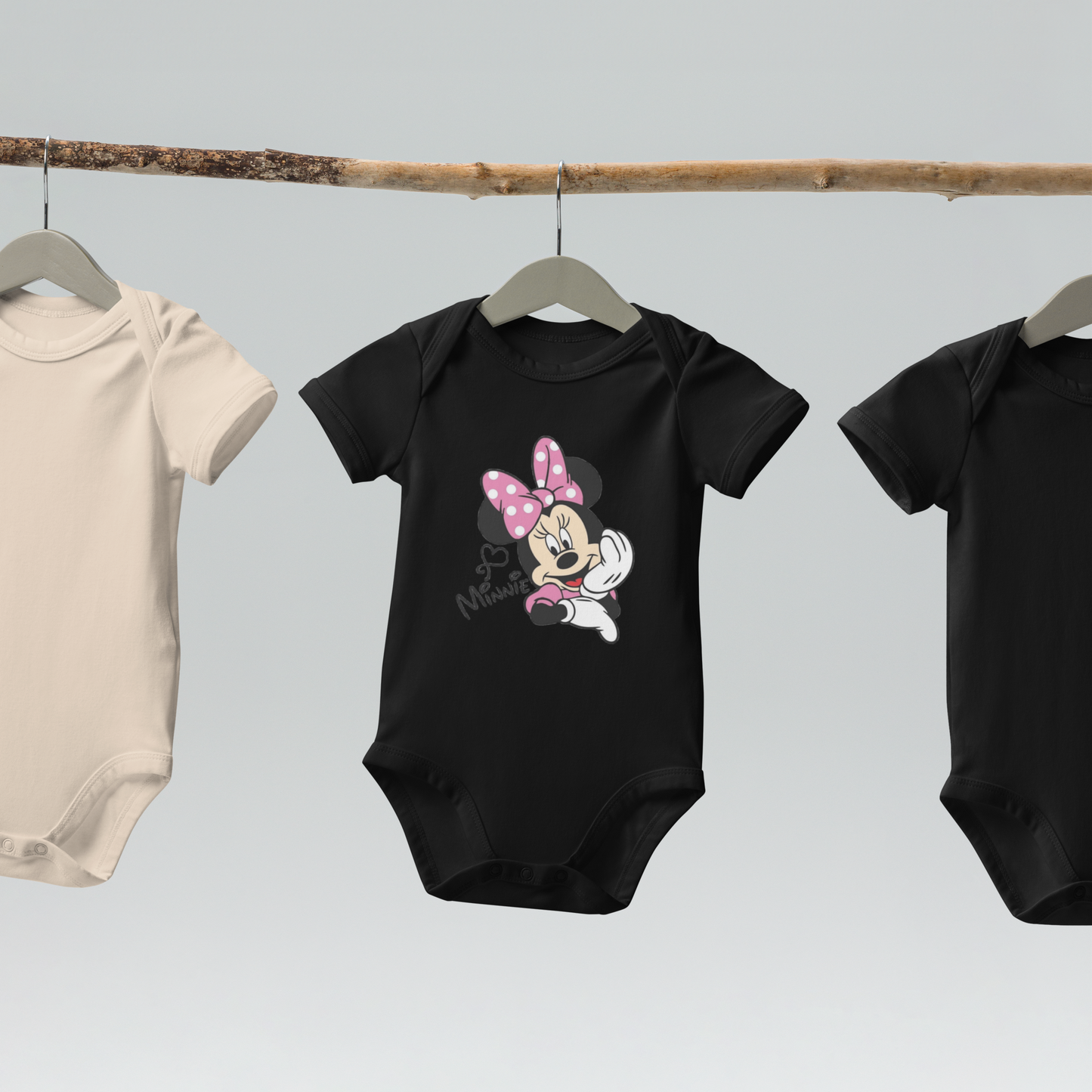 Baby-Body mit Minnie Maus – Nachhaltig & Bequem 🌿✨