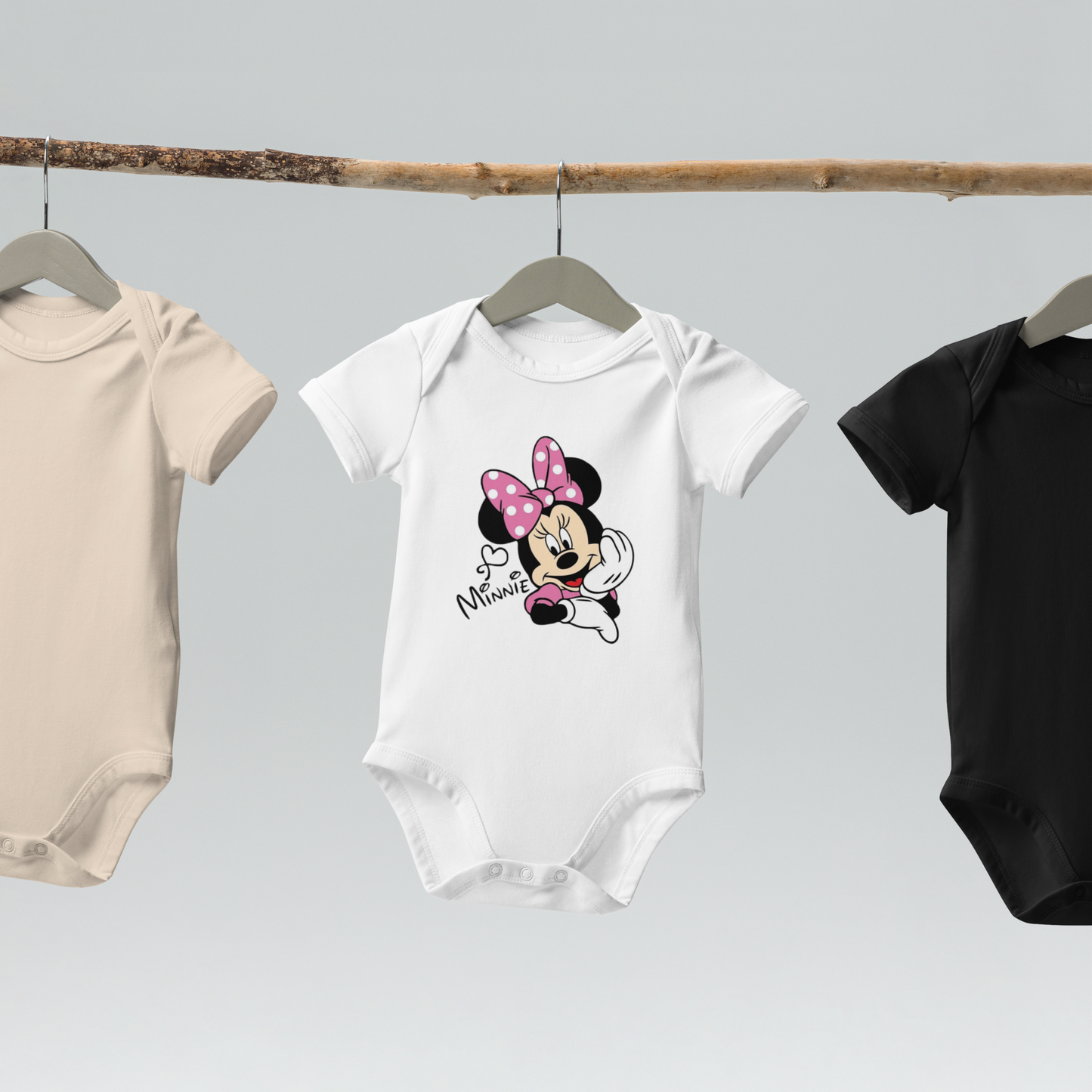 Baby-Body mit Minnie Maus – Nachhaltig & Bequem 🌿✨